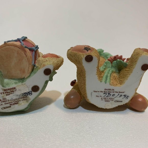 Vintage Enesco Cherished Teddies 3 Figurines 90s - Picture 4 of 8